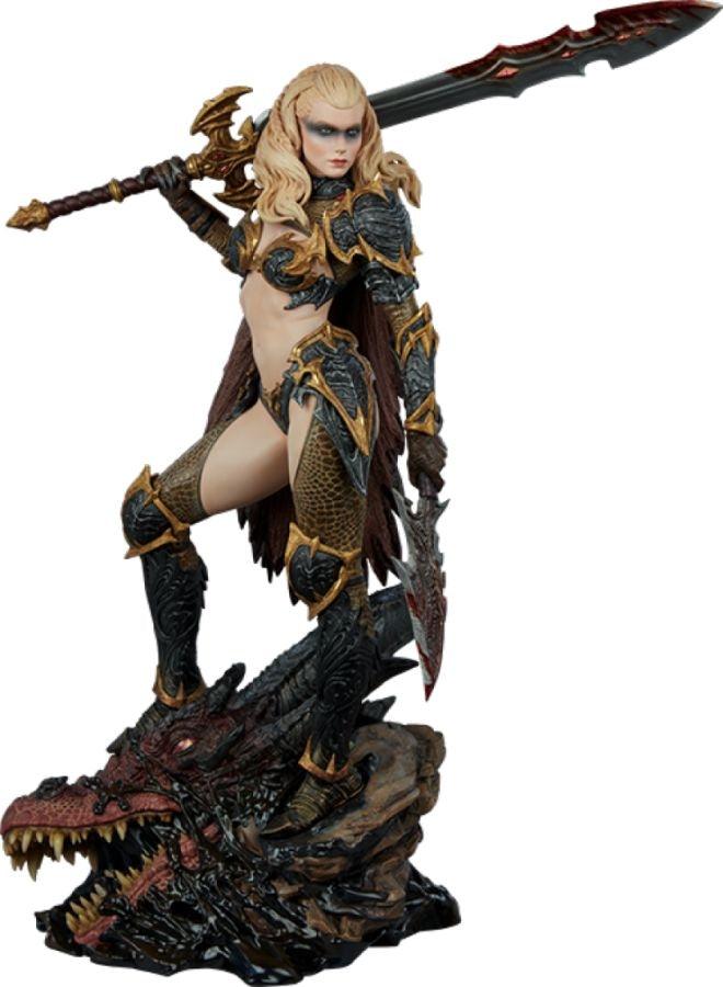 SID300752 Sideshow Originals - Dragon Slayer Statue - Iron Studios - Titan Pop Culture