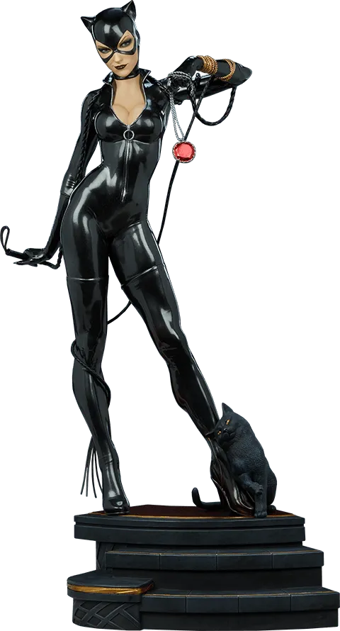 SID300787 DC Comics - Catwoman Premium Format Statue - Sideshow Collectibles - Titan Pop Culture