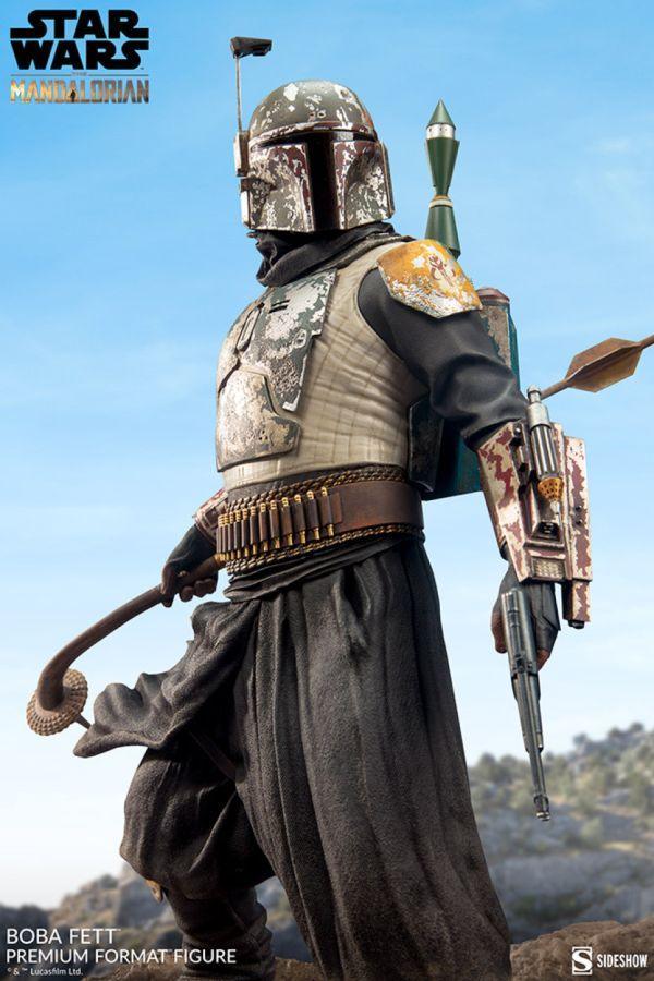 SID300829 Star Wars: The Mandalorian - Boba Fett Premium Format Statue - Sideshow Collectibles - Titan Pop Culture