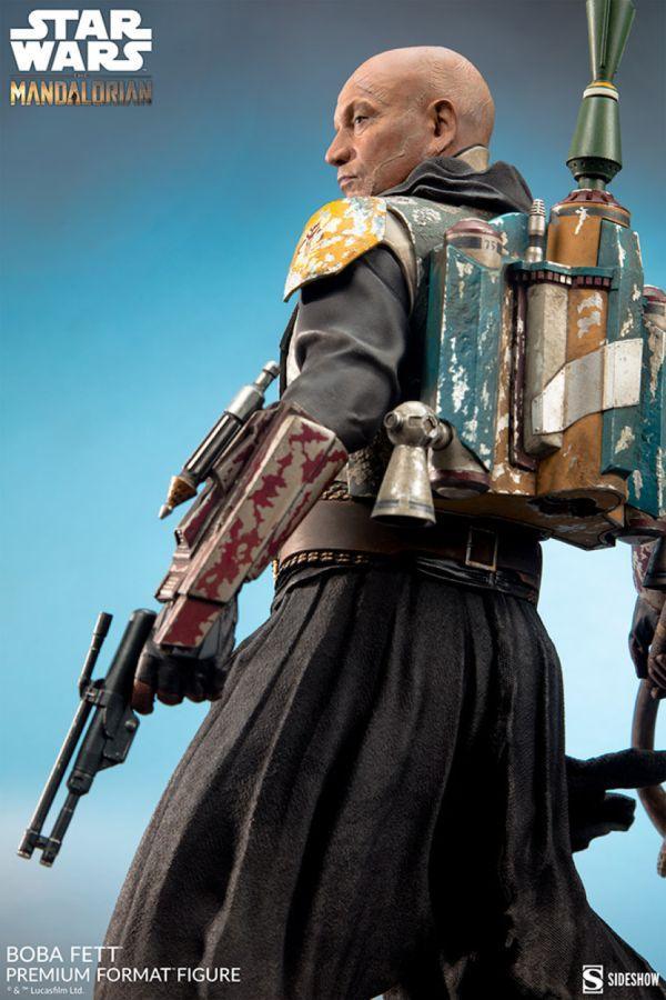 SID300829 Star Wars: The Mandalorian - Boba Fett Premium Format Statue - Sideshow Collectibles - Titan Pop Culture