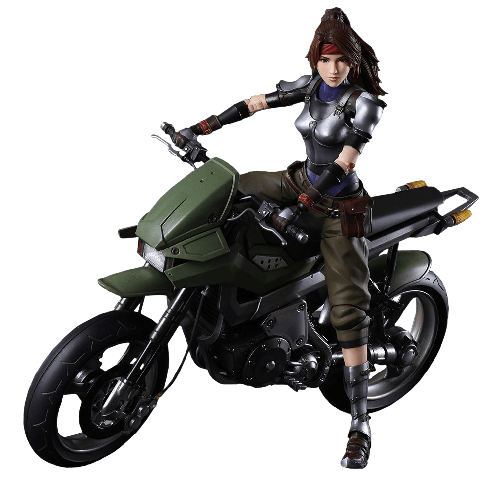 SQU83531 Final Fantasy VII - Jessie & Motorcycle Play Arts Action Figure - Square Enix - Titan Pop Culture