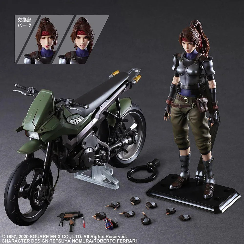 SQU83531 Final Fantasy VII - Jessie & Motorcycle Play Arts Action Figure - Square Enix - Titan Pop Culture