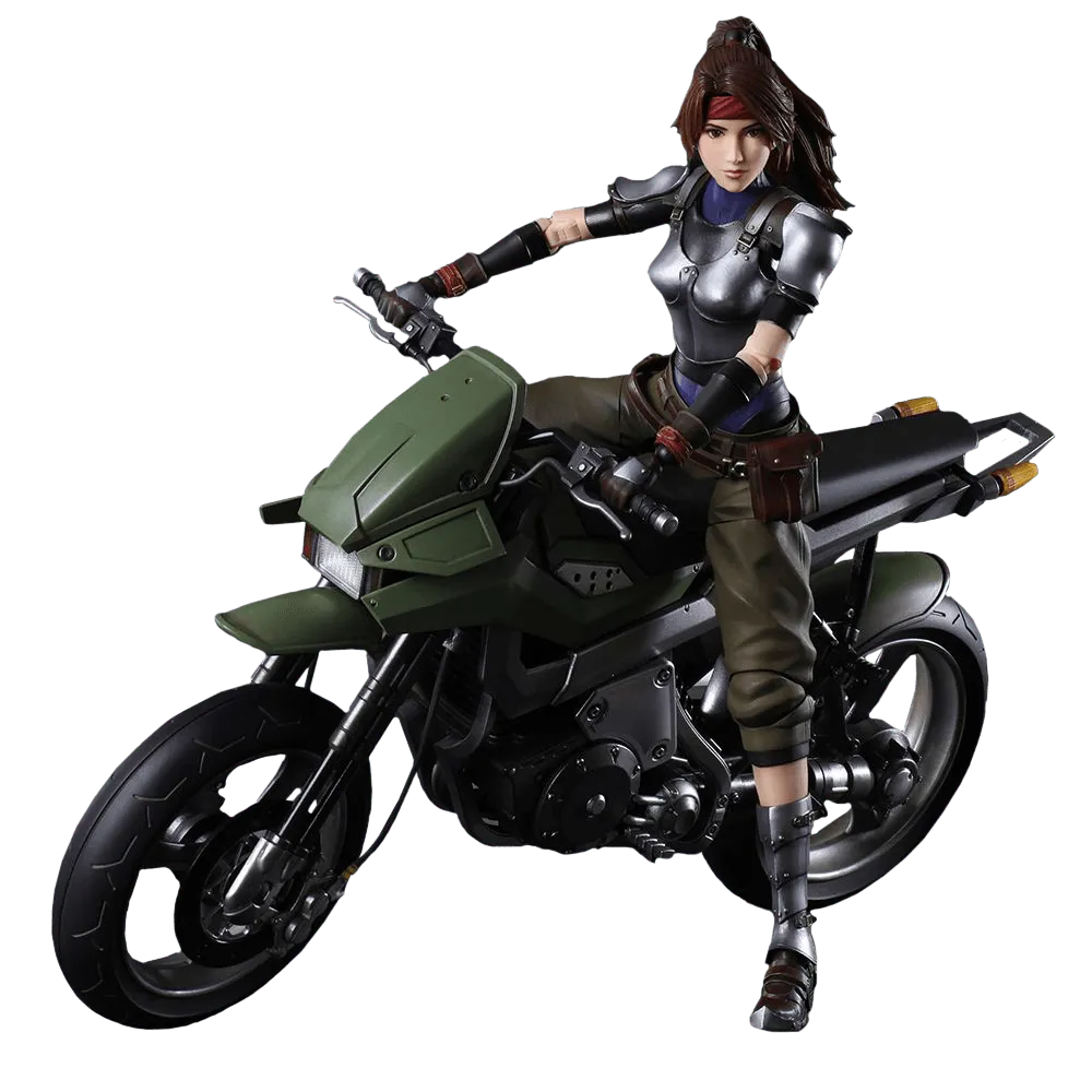 SQU83531 Final Fantasy VII - Jessie & Motorcycle Play Arts Action Figure - Square Enix - Titan Pop Culture