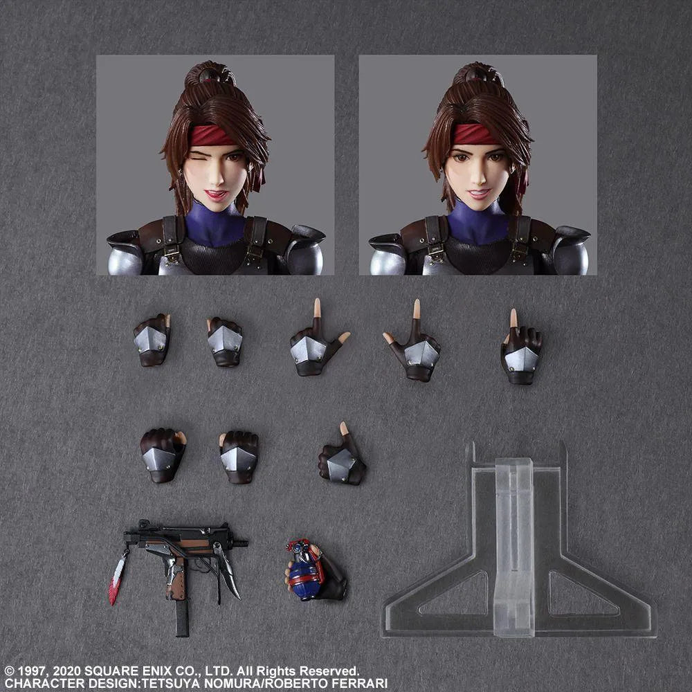 SQU83531 Final Fantasy VII - Jessie & Motorcycle Play Arts Action Figure - Square Enix - Titan Pop Culture