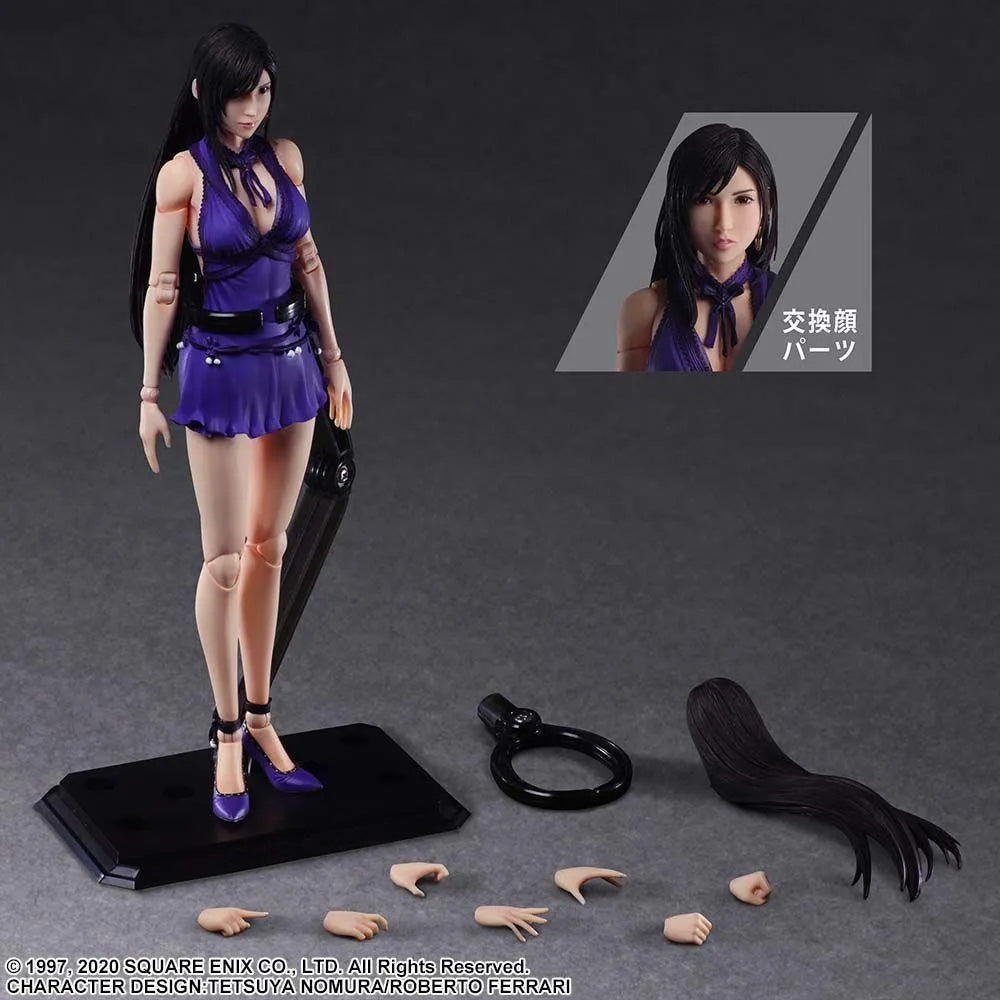 SQU83532 Final Fantasy VII - Tifa (Dress version) Play Arts Action Figure - Square Enix - Titan Pop Culture