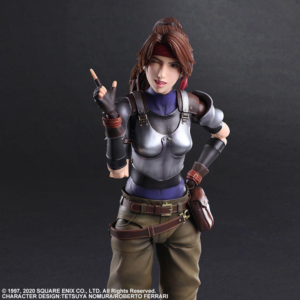 SQU83682 Final Fantasy VII - Jessie, Cloud & Motorcycle Play Arts Action Figure - Square Enix - Titan Pop Culture
