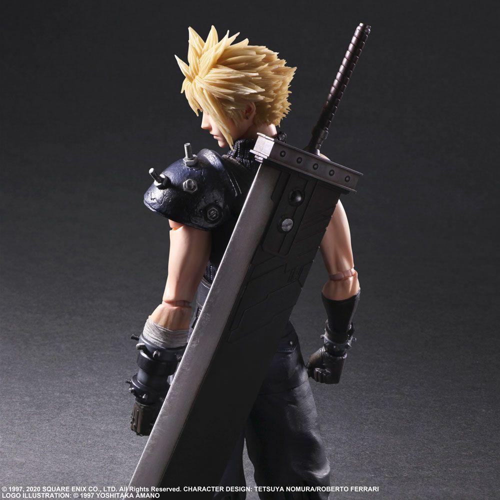 SQU83682 Final Fantasy VII - Jessie, Cloud & Motorcycle Play Arts Action Figure - Square Enix - Titan Pop Culture