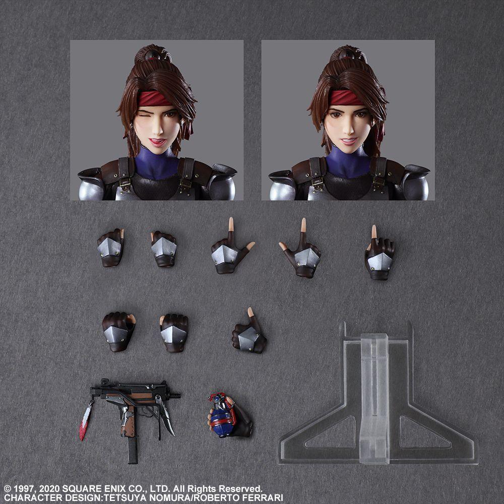 SQU83682 Final Fantasy VII - Jessie, Cloud & Motorcycle Play Arts Action Figure - Square Enix - Titan Pop Culture