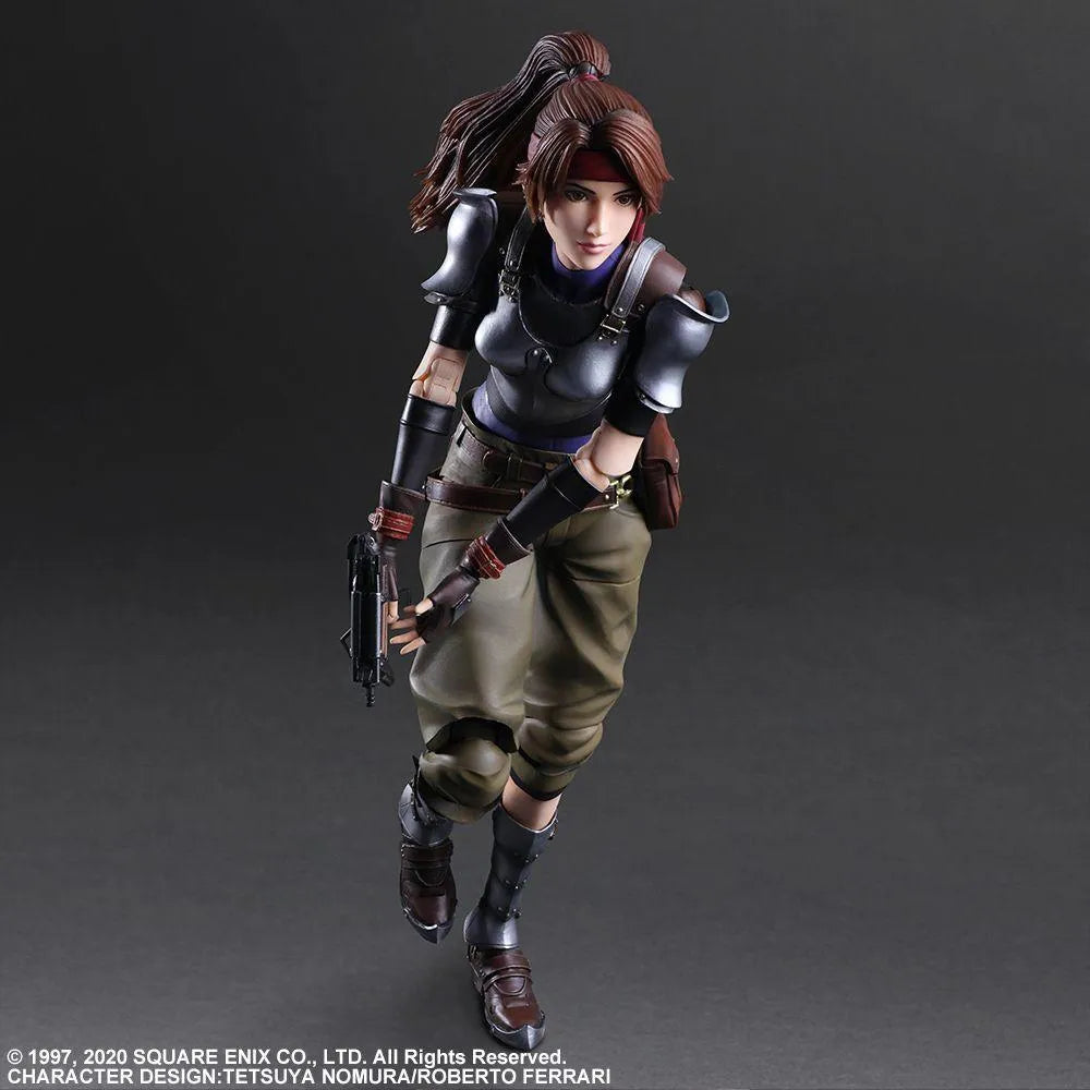 SQU83682 Final Fantasy VII - Jessie, Cloud & Motorcycle Play Arts Action Figure - Square Enix - Titan Pop Culture