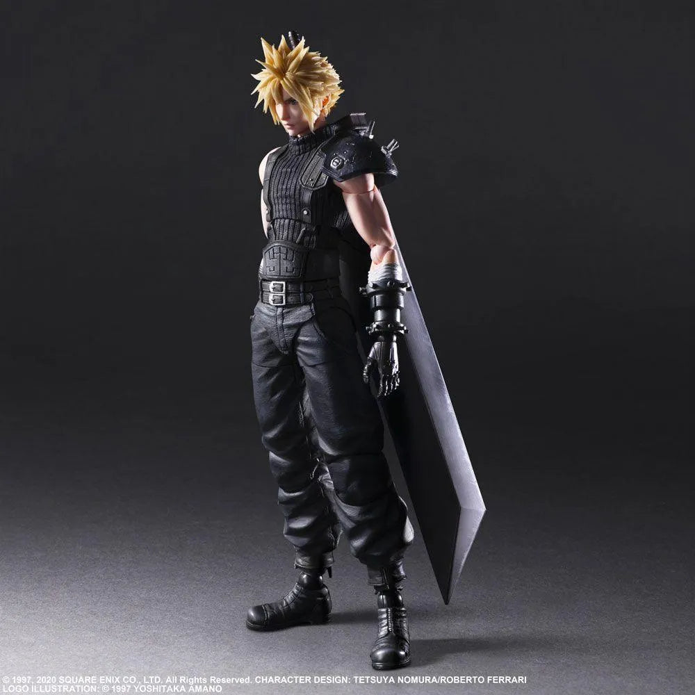 SQU83682 Final Fantasy VII - Jessie, Cloud & Motorcycle Play Arts Action Figure - Square Enix - Titan Pop Culture