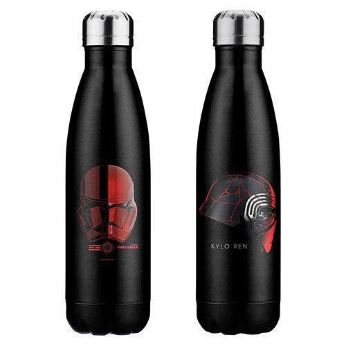 STW095F4 Star Wars - Kylo Ren Black Stainless Steel Bottle - Licensing Essentials - Titan Pop Culture