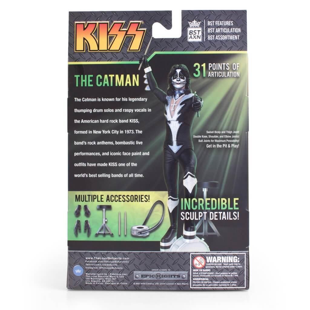 TLSBAKISCATWB01 Kiss - The Catman (Peter Criss) BST AXN 5'' Action Figure - The Loyal Subjects - Titan Pop Culture