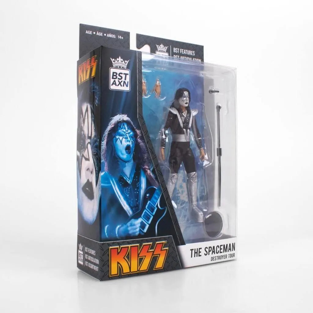 TLSBAKISPAWB01 Kiss - The Spaceman (Ace Frehley) BST AXN 5'' Action Figure - The Loyal Subjects - Titan Pop Culture