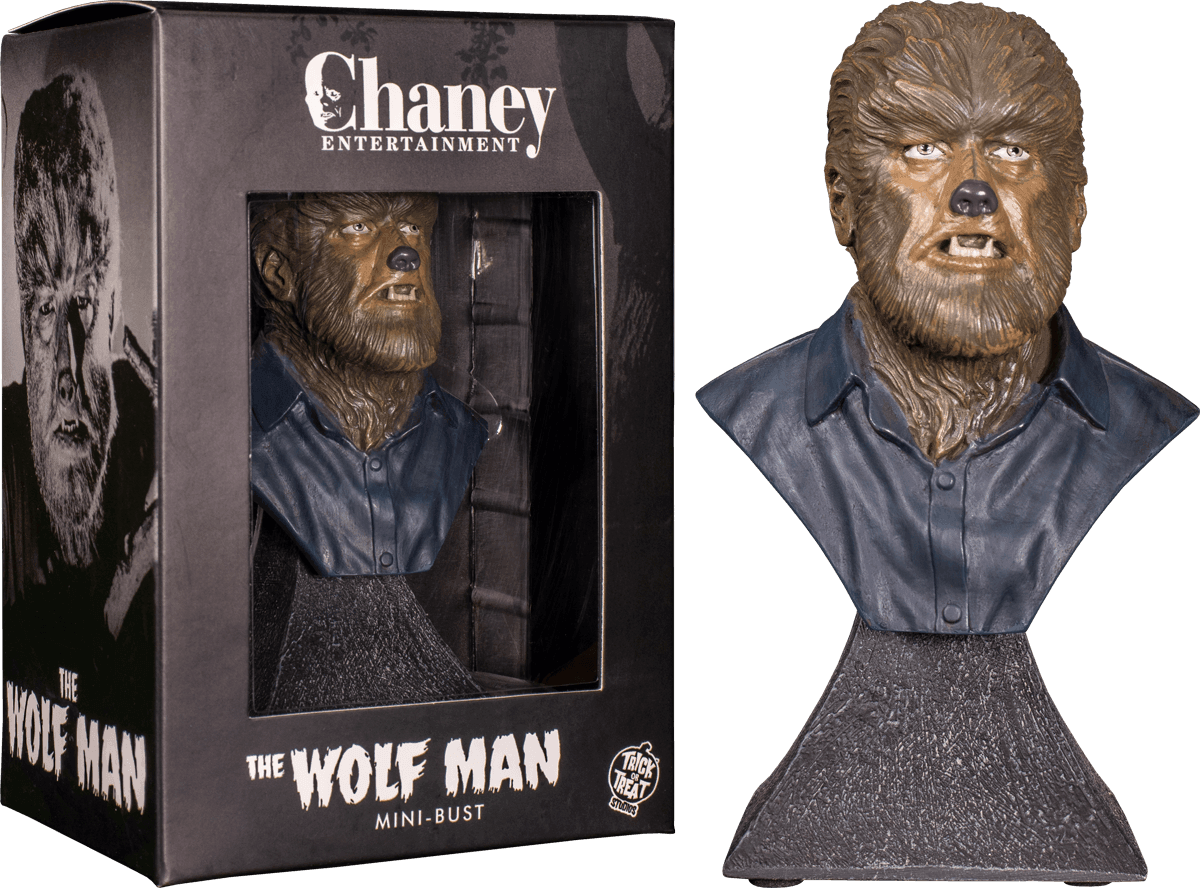 TTSARCE102 Universal Monsters - Wolf Man Mini Bust - Trick or Treat Studios - Titan Pop Culture