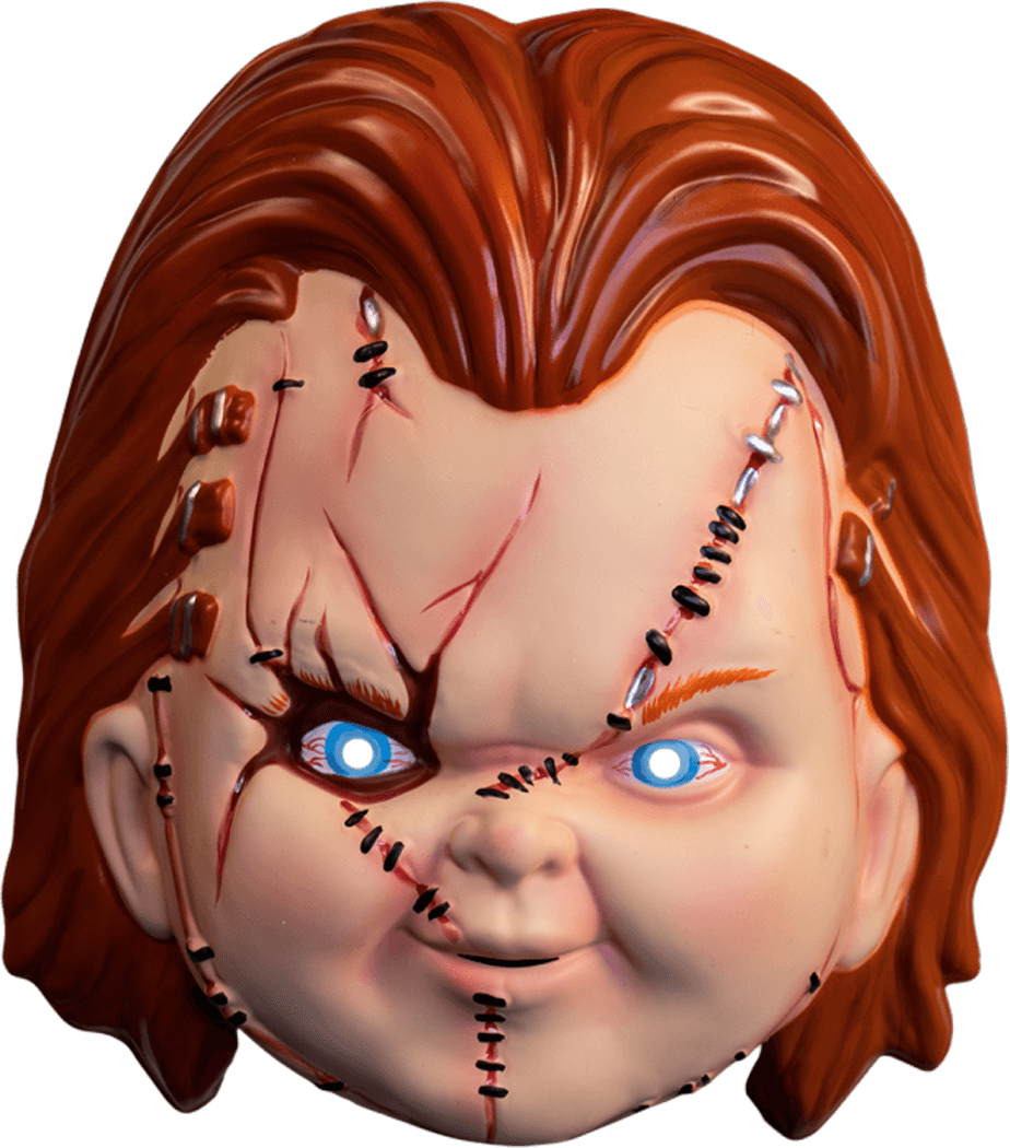TTSTGUS127 Child's Play 5: Seed of Chucky - Chucky Vacuform Maskw/Hair - Trick or Treat Studios - Titan Pop Culture