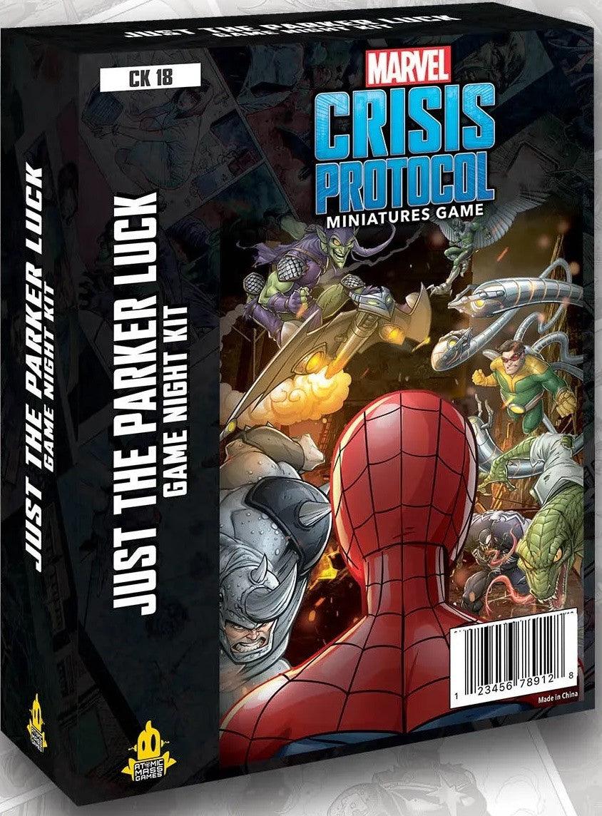 VR-100182 Marvel Crisis Protocol Just the Parker Luck Game Night Kit - Atomic Mass Games - Titan Pop Culture