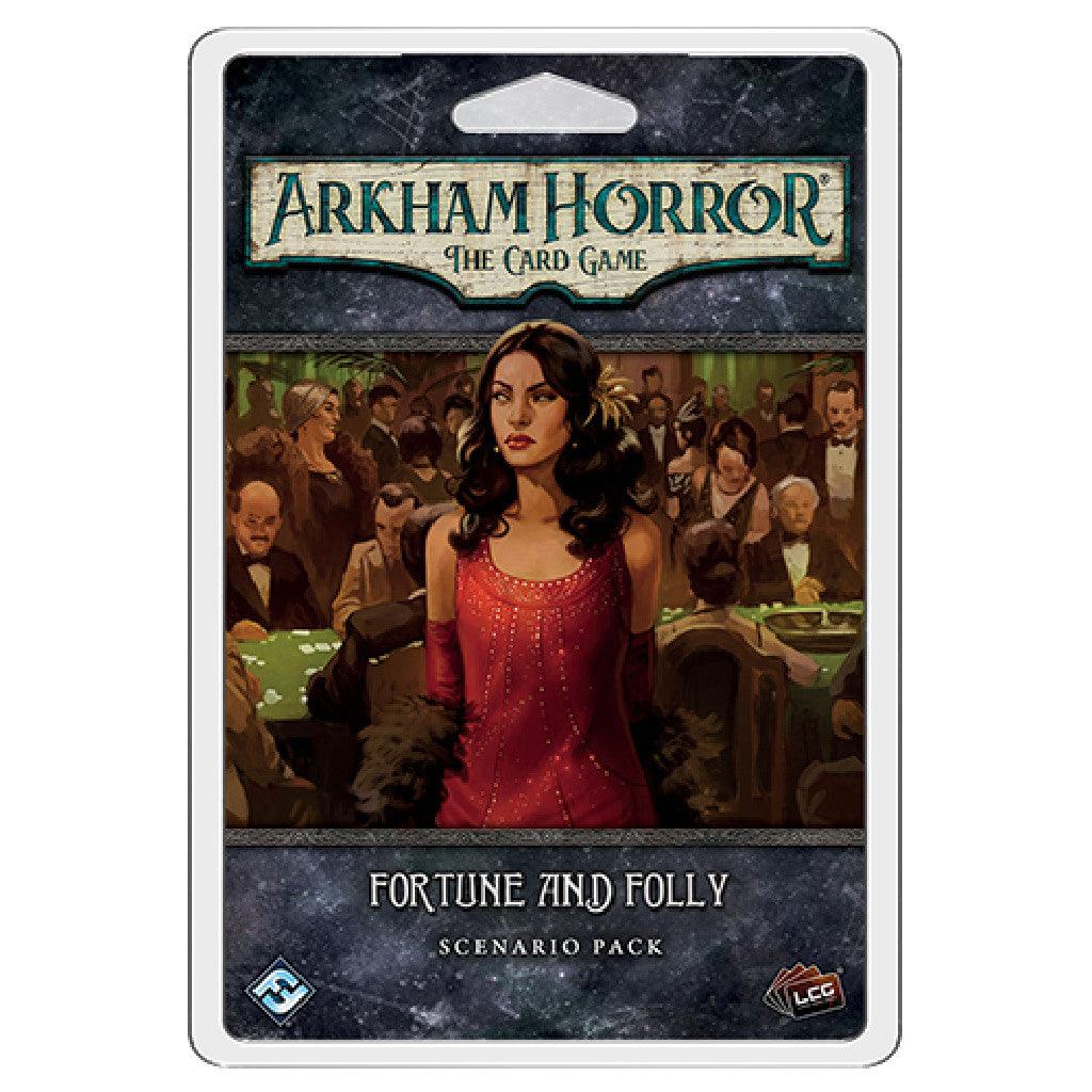 VR-100579 Arkham Horror The Card Game - Fortune and Folly Scenario Pack - Fantasy Flight Games - Titan Pop Culture