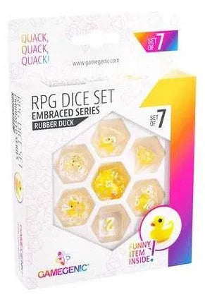 VR-102309 Gamegenic Embraced Series - Rubber Duck - RPG Dice Set (7pcs) - Gamegenic - Titan Pop Culture