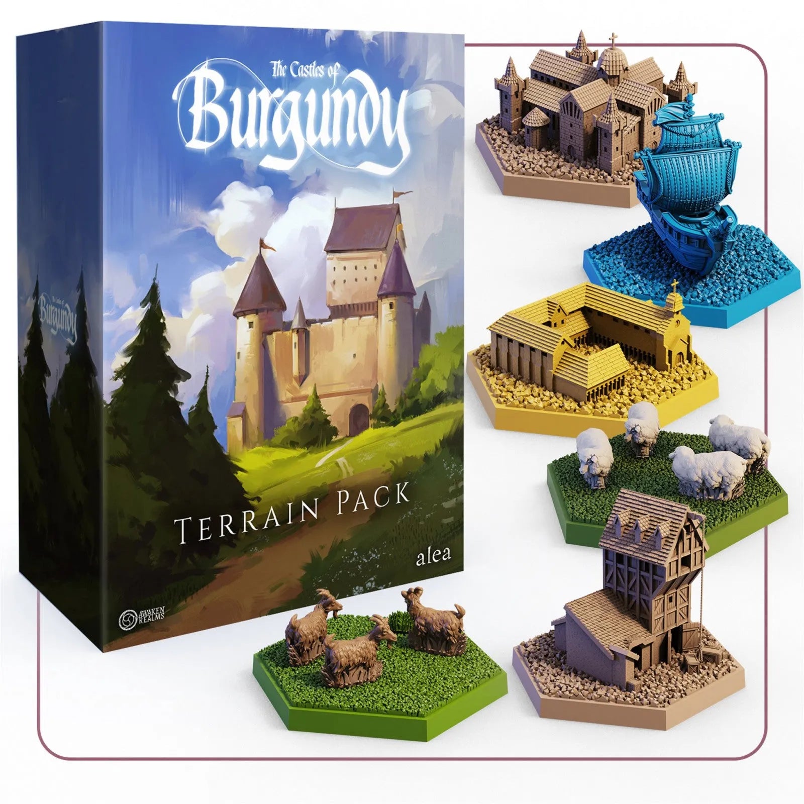 VR-104071 Castles of Burgundy Special Edition 3D Terrain Pack - Awaken Realms - Titan Pop Culture
