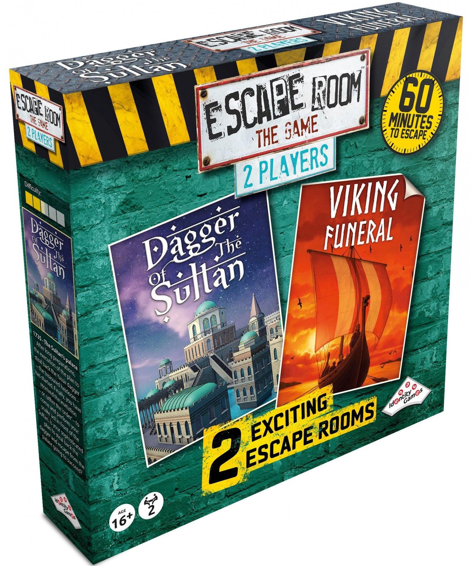 VR-104090 Escape Room The Game 2 Players - Dagger Of The Sultan and Viking Funeral - Identity Games - Titan Pop Culture