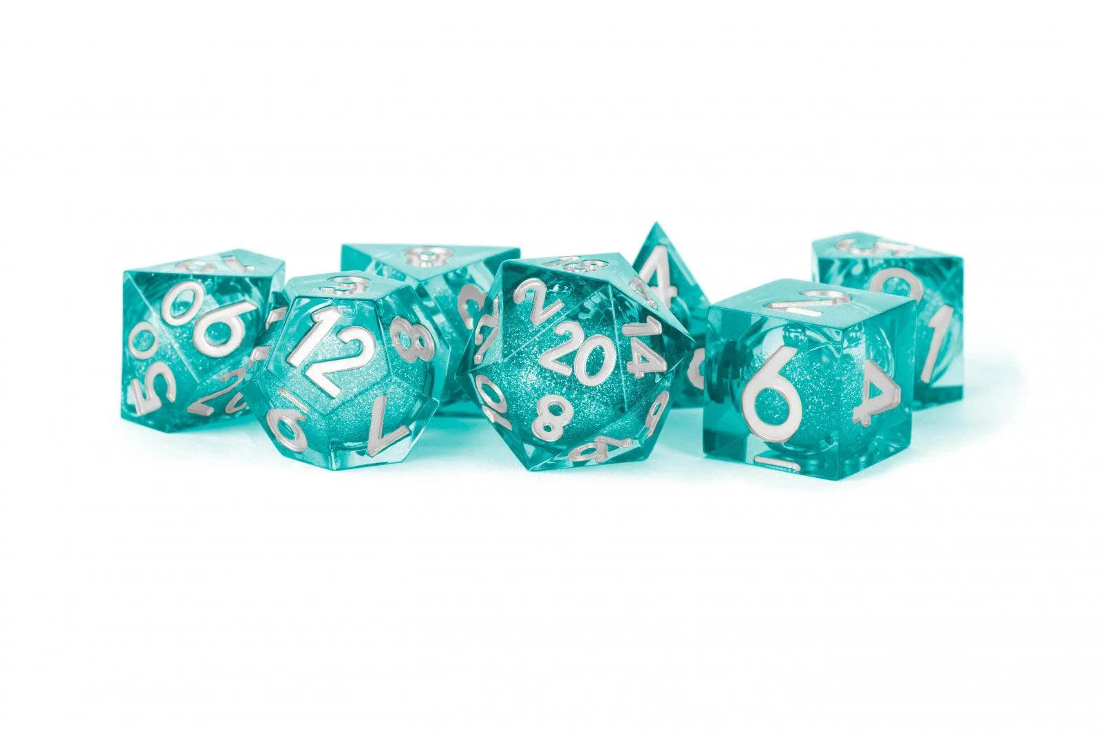 VR-104256 MDG Mana Extract Liquid Core Dice Set - FanRoll by Metallic Dice Games - Titan Pop Culture