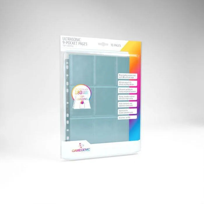 VR-105032 Gamegenic Ultrasonic 9 Pocket Pages Toploading 10Pcs Pack - Gamegenic - Titan Pop Culture