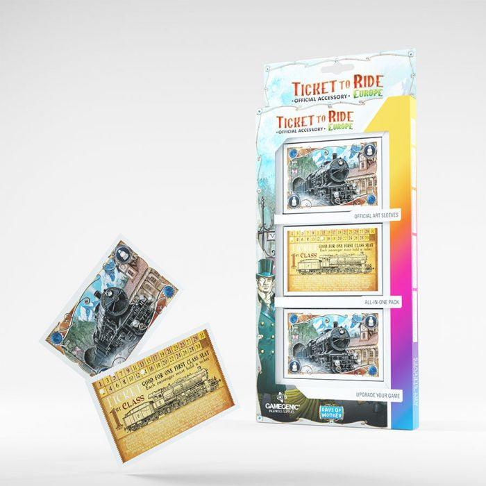 VR-105129 Gamegenic Ticket To Ride Europe Art Sleeves - Gamegenic - Titan Pop Culture