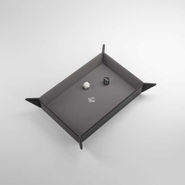 Gamegenic Magnetic Dice Tray Rectangular Black/Gray