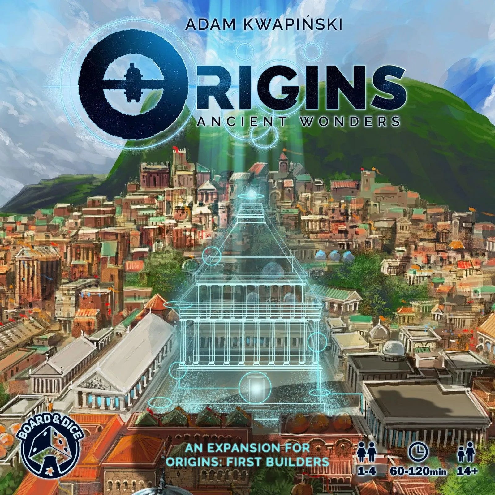 VR-105276 Origins Ancient Wonders - Board & Dice - Titan Pop Culture