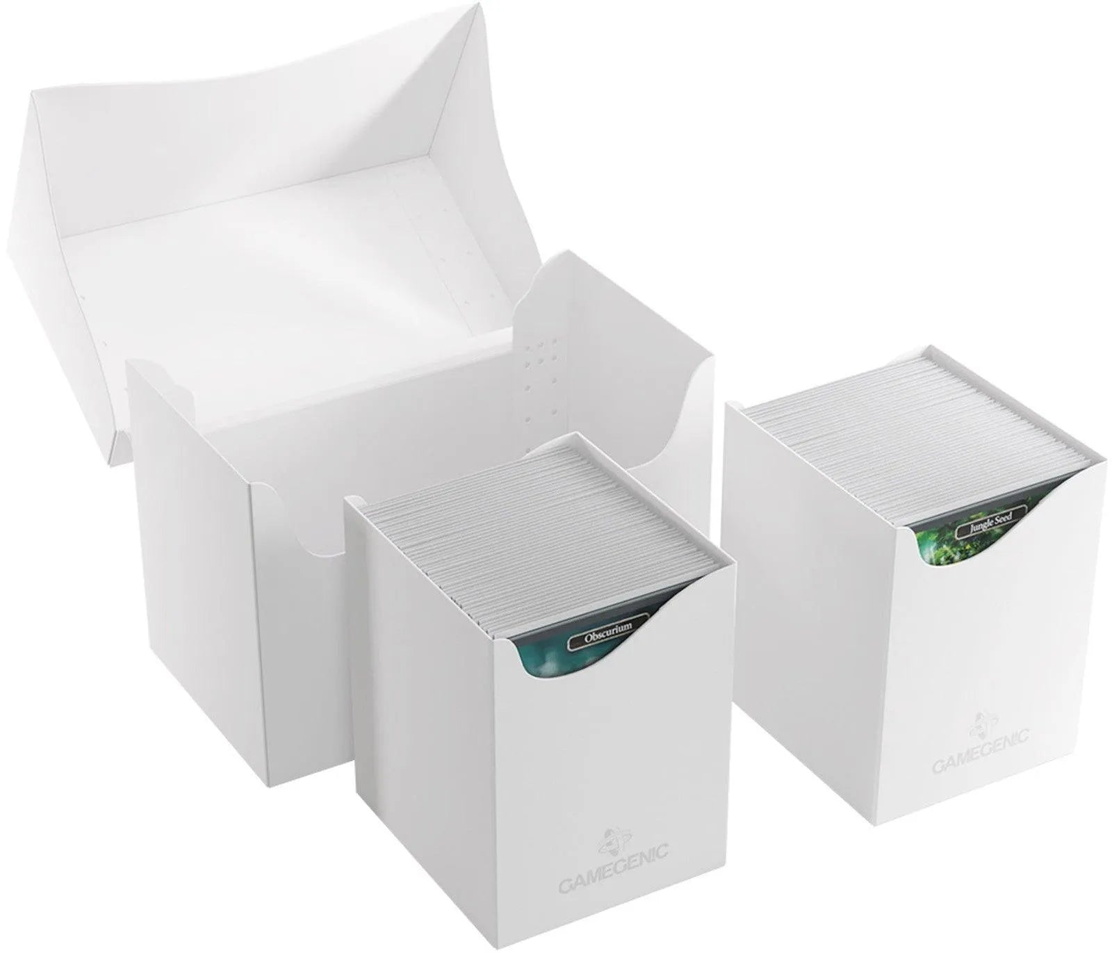 VR-106290 Gamegenic Double Deck Holder 200+ XL White - Gamegenic - Titan Pop Culture