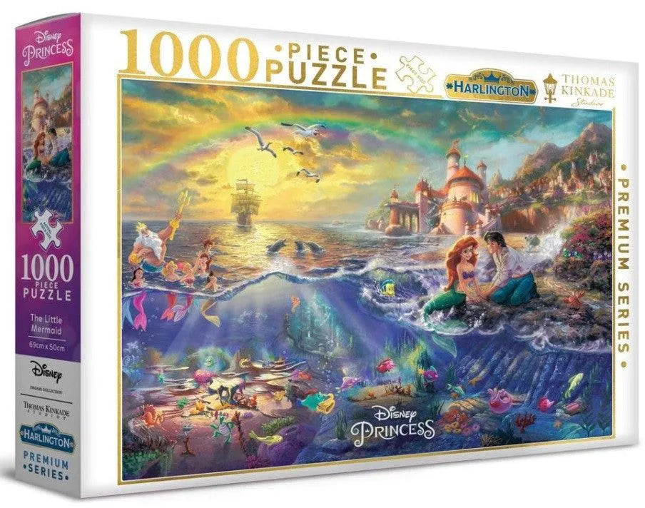 VR-106626 Harlington Thomas Kinkade PQ Disney The Little Mermaid 1000 pieces - Harlington - Titan Pop Culture