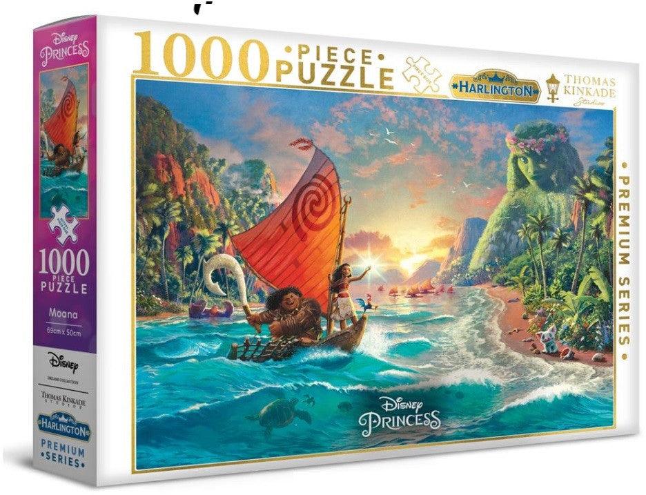 VR-106631 Harlington Thomas Kinkade PQ Disney Moana 1000 pieces - Harlington - Titan Pop Culture