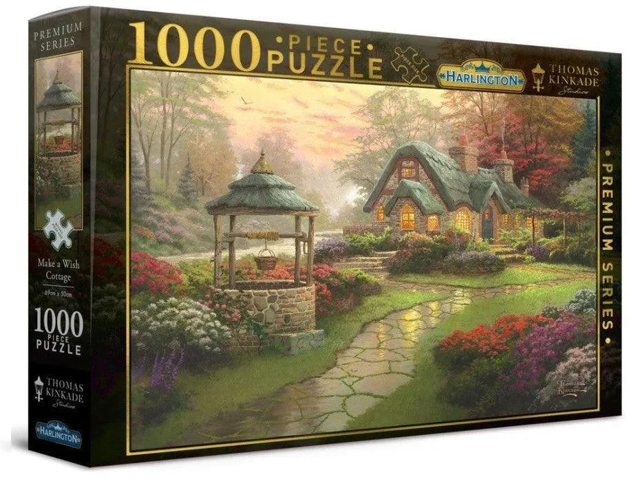 VR-106641 Harlington Thomas Kinkade PQ Make a Wish Cottage 1000 pieces - Harlington - Titan Pop Culture