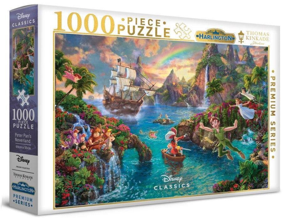 VR-106647 Harlington Thomas Kinkade PQ Disney Peter Pan's Neverland 1000 pieces - Harlington - Titan Pop Culture