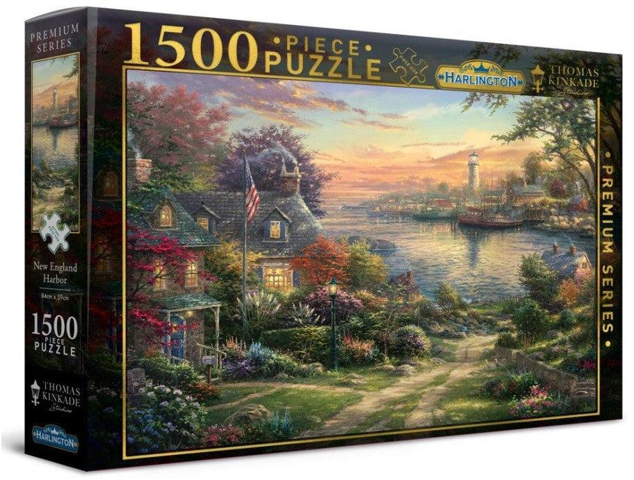 VR-106650 Harlington Thomas Kinkade PQ New England Harbor 1500 pieces - Harlington - Titan Pop Culture