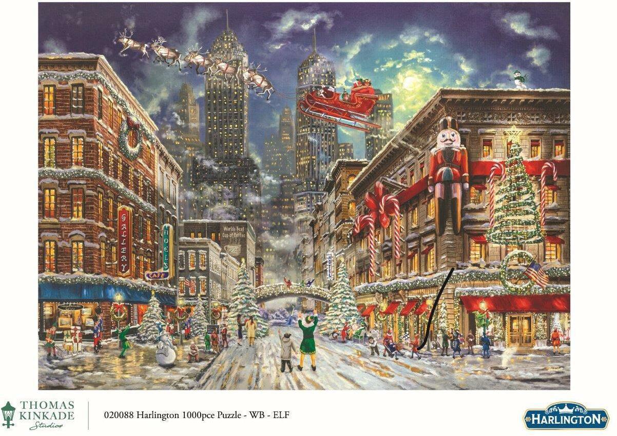 VR-106664 Harlington Thomas Kinkade PQ WB Elf 1000 pieces - Harlington - Titan Pop Culture