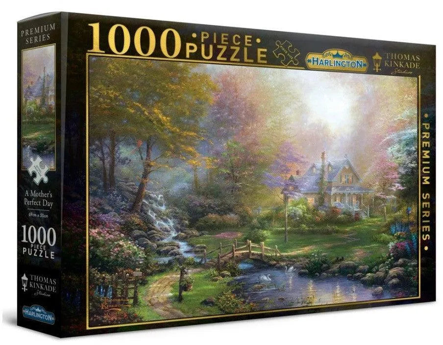 VR-106667 Harlington Thomas Kinkade PQ A Mother's Perfect Day 1000 pieces - Harlington - Titan Pop Culture