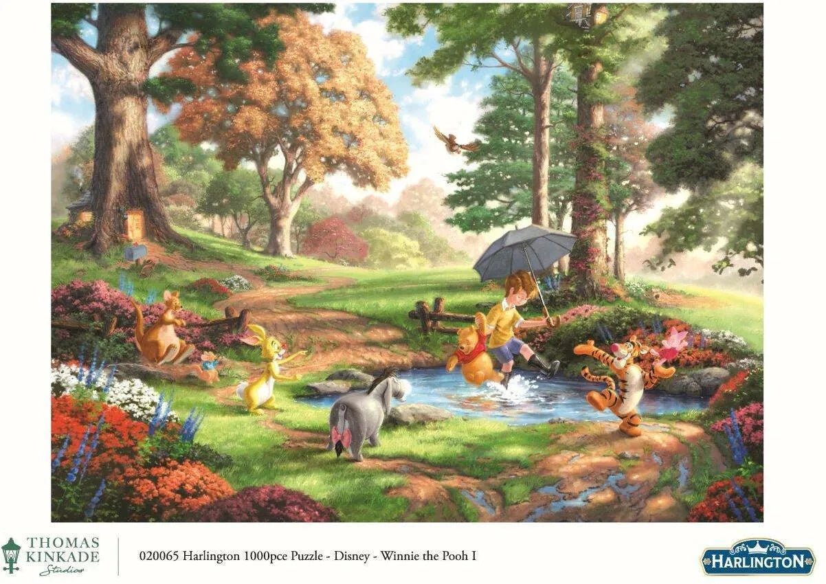 VR-106669 Harlington Thomas Kinkade PQ Disney Winnie the Pooh I 1000 pieces - Harlington - Titan Pop Culture