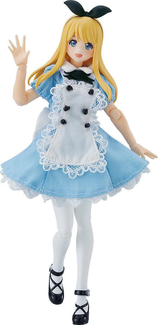 VR-108153 Figma Styles Figma Female Body (Alice) with Dress + Apron Outfit - Good Smile Company - Titan Pop Culture