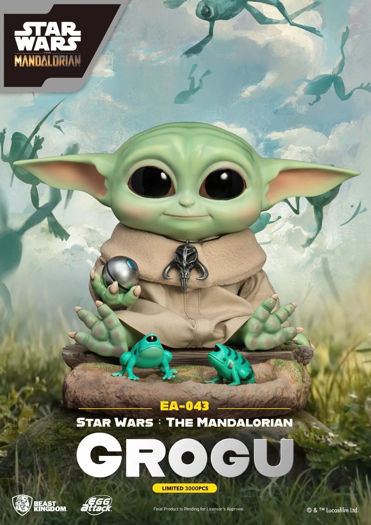 VR-108360 Beast Kingdom Egg Attack Star Wars the Mandalorian Grogu - Beast Kingdom - Titan Pop Culture