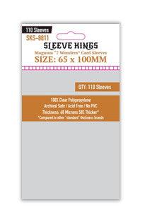 VR-111149 Sleeve Kings Board Game Sleeves Magnum "7 Wonders" Card Sleeves (65mm x 100mm) (55 Sleeves per Pack) - Sleeve Kings - Titan Pop Culture