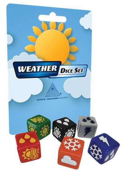 VR-111322 Weather Dice (six 16mm dice) - Steve Jackson Games - Titan Pop Culture