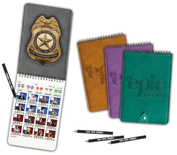 VR-112130 Tiny Epic Crimes 4 Pack Detective Notebooks - Titan Pop Culture - Titan Pop Culture