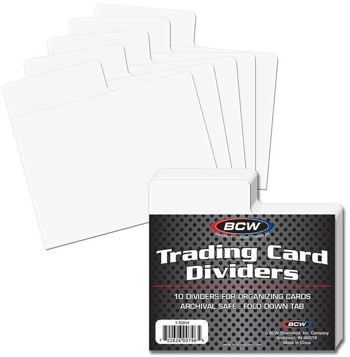 VR-49597 BCW Trading Card Dividers Horizontal (10 Dividers Per Pack) - BCW - Titan Pop Culture