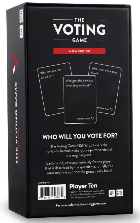 VR-63748 The Voting Game - The Adult Party Game About Your Friends [NSFW Edition] - Dyce Games - Titan Pop Culture