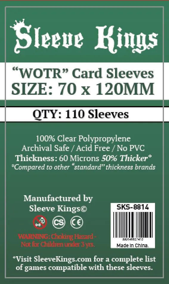 VR-67707 Sleeve Kings Board Game Sleeves "WOTR-Tarot" (70mm x 120mm) (110 Sleeves Per Pack) - Sleeve Kings - Titan Pop Culture