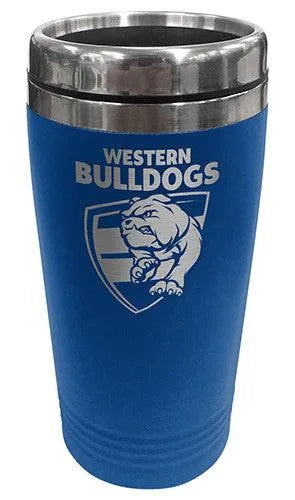 VR-68463 AFL Coffee Mug Travel Mug Stainless Steel Western Bulldogs - Licensing Essentials - Titan Pop Culture