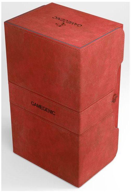 VR-78605 Gamegenic Stronghold Holds 200 Sleeves Convertible Deck Box Red - Gamegenic - Titan Pop Culture