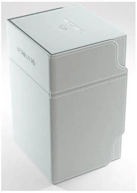 VR-78614 Gamegenic Watchtower Holds 100 Sleeves Convertible Deck Box White - Gamegenic - Titan Pop Culture