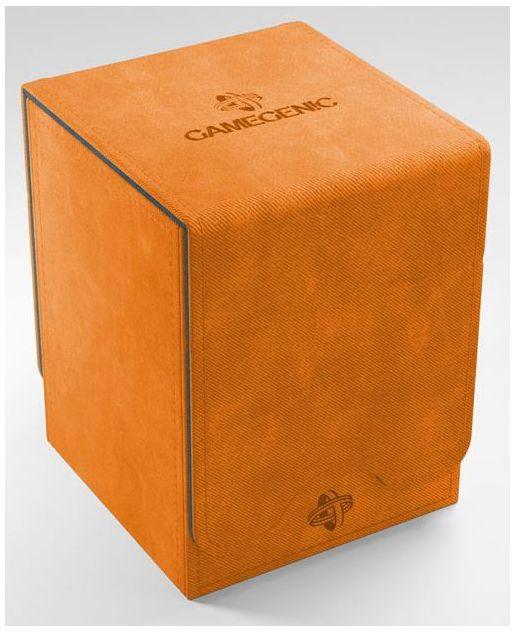VR-78635 Gamegenic Squire Holds 100 Sleeves Convertible Deck Box Orange - Gamegenic - Titan Pop Culture